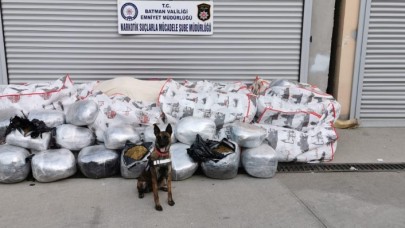Batman'daki uyuşturucu operasyonunda 1 ton esrar ele geçirildi
