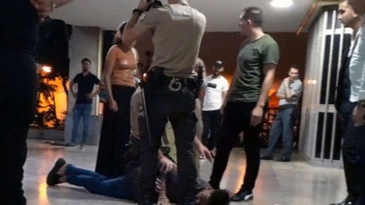 Bekçiler şüphelendi çevredekiler tacizci sandı