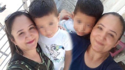 Çocuklarından birini odaya kilitledi,  diğerini yanına alarak evi terk etti