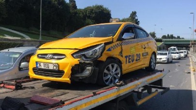 Eyüpsultan D-100 Karayolu'nda zincirleme trafik kazası