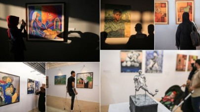 Gazze'de işgalin acılarını anlatan modern sanat sergisi