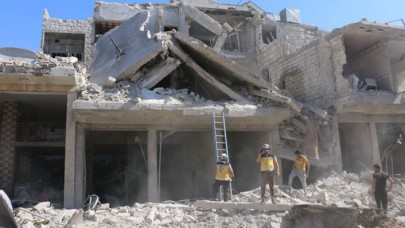 İdlib'e hava saldırıları: 9 ölü