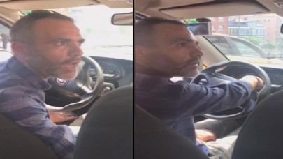 Kısa mesafeyi duyunca kadın yolcuyu araçtan indirmek istedi