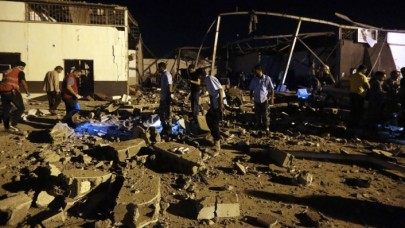 Libya'da göçmen merkezine saldırı: 40 kişi yaşamını yitirdi,  80 kişi yaralandı
