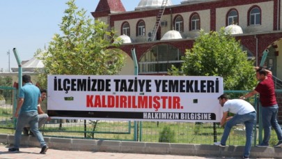 Maliyeti 25 bin TL'yi bulan taziye yemeği geleneği sona eriyor