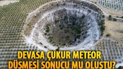Meteor düştüğüne inanılan çukur araştırılacak