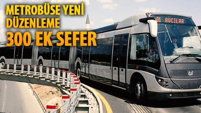 Metrobüs sefer saatleri kış tarifesine çevrildi