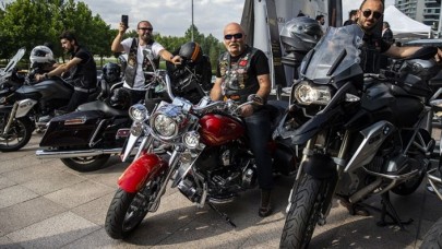 Motosiklet tutkunları 'uyuşturucuyla mücadele' için toplandı