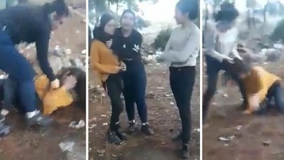 Ormanda genç kıza işkence!