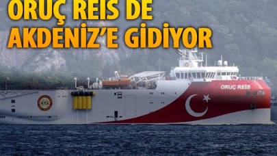 Oruç Reis Gemisi de Akdeniz'de aramalara başlıyor