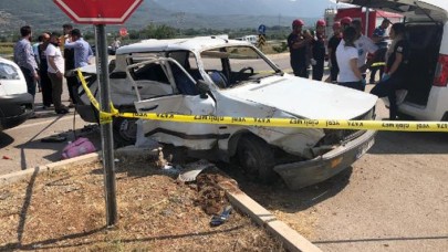 Osmaniye'de kaza: Otomobildeki anne ve bebeği hayatını kaybetti