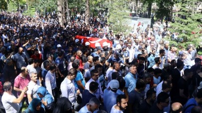 Şehit polis memuru Uluçay,  son yolculuğuna uğurlandı