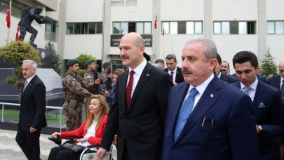 Şentop ve Soylu'dan Gölbaşı Özel Harekat Başkanlığına ziyaret