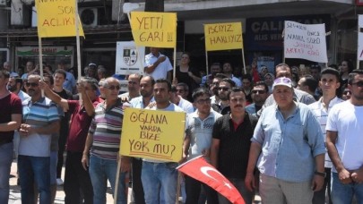 Torbalı'da işten çıkarılan işçiler eylem yaptı: Oğluna var da bize yok mu