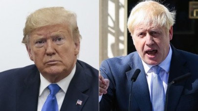 Trump ile Johnson ABD-İngiltere ilişkilerini görüştü