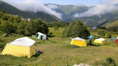 Turiste kiraladığı çadır geçim kaynağı oldu
