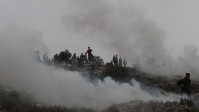 Yahudi yerleşimciler Filistinlilere ait yüzlerce zeytin ağacını ateşe verdi