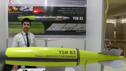 Yangın söndürme bombası icat etti