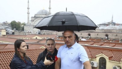 Bakan Ersoy'dan 'Kapalıçarşı' açıklaması: En azından çatı testi başarıyla geçti