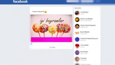 'Bayramları sosyal medyadan kutluyoruz'