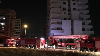 Bursa'da 15 katlı binada yangın