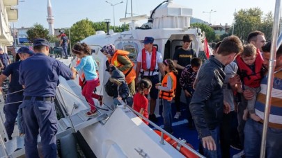 Çanakkale'de 118 düzensiz göçmen yakalandı