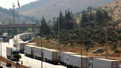 Cilvegözü Sınır Kapısı'nda tır yoğunluğu