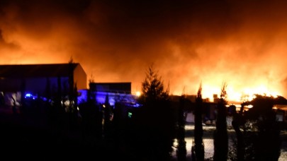 Çorlu'daki geri dönüşüm fabrikasında çıkan yangın söndürüldü