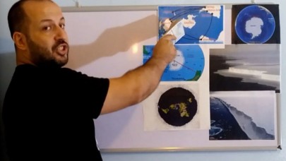 Düz Dünya Derneği Başkanı Antarktika kıtasının fotoğrafını çekene 100 bin TL verecek