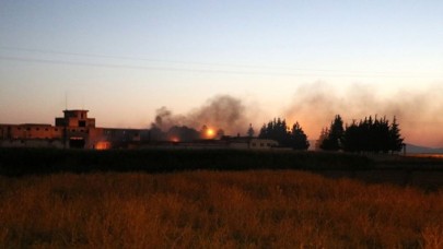 Hatay'da mühimmat deposunda patlama