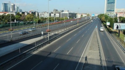 İstanbul'da yollar boş kaldı