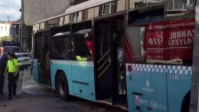 Kontrolden çıkan halk otobüsü evin duvarına çarptı... Çok sayıda yaralı var