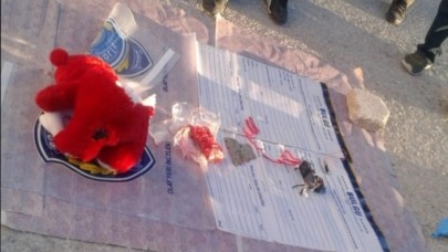Konya'da oyuncak içerisine gizlenmiş patlayıcı ele geçirildi