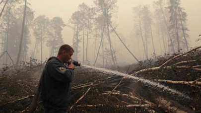 Rusya'nın ormanları yanıyor