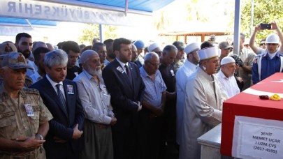 Şehit Uzman Çavuş Mehmet Uçar son yolculuğuna uğurlandı