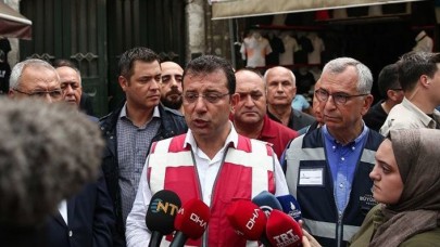 Yağmur sonrası incelemelerde bulunan İmamoğlu tatil eleştirilerine de yanıt verdi