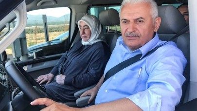 Yıldırım,  İstanbul-İzmir Otoyolu'nda minibüs kullandı