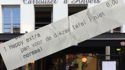 Garsonun 'Şişko İçin Ekstra Bir Krep Daha' Notuna Büyük Tepki!