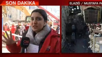 CNN Türk Muhabiri Fulya Öztürk Enkaz Çalışmaları Sırasında Gözyaşlarına Boğuldu!