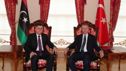 Cumhurbaşkanı Erdoğan İle Libya Başbakanı Sarrac Görüşmesi Sona Erdi