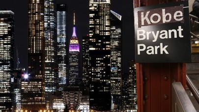 Empire State Binası Işıklandırıldı,  Meydanlara Kobe Bryant'ın Fotoğrafları Asıldı