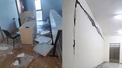 İnönü Üniversitesi'nde Skandal Olay: Hasar Gören Binada Öğrenciler Sınava Girdi!