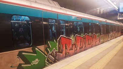 Marmaray'a Yapılan Grafiti Pahalıya Mal Oldu!