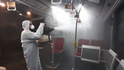 İstanbul'da koronavirüs önlemi: Dezenfekte çalışmaları yapılıyor