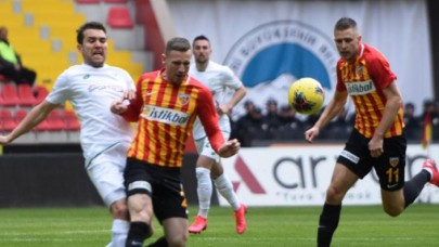 Kayserispor'a da yaramadı Konyaspor'a da