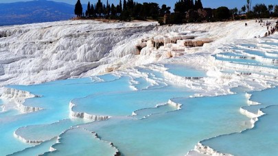 Pamukkale'ye giriş 80 lira olunca vatandaşlar isyan etti!