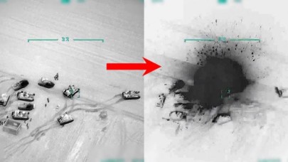 Rejim güçlerinin vurulma anı kameralara yansıdı