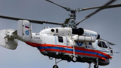 Rus helikopteri düştü