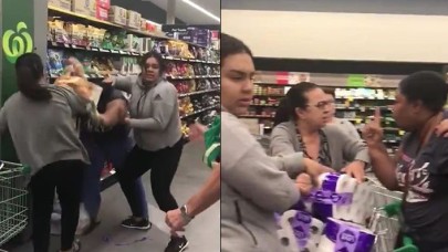 Avustralya'da kadınlar arasında tuvalet kağıdı kavgası