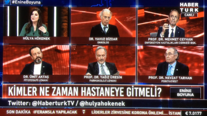 Enfeksiyon hastalıkları uzmanı canlı yayını terk etti: 'İnsanları kandırıyorsunuz'